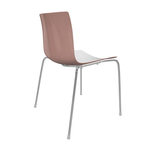 Catifa 46 0251 Chair Bicolored Frame Chrome